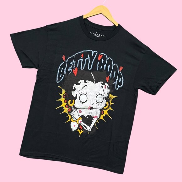Zombie Girl Betty Boop by Fleischer Studios Cartoon Tee L - Picture 3 of 4